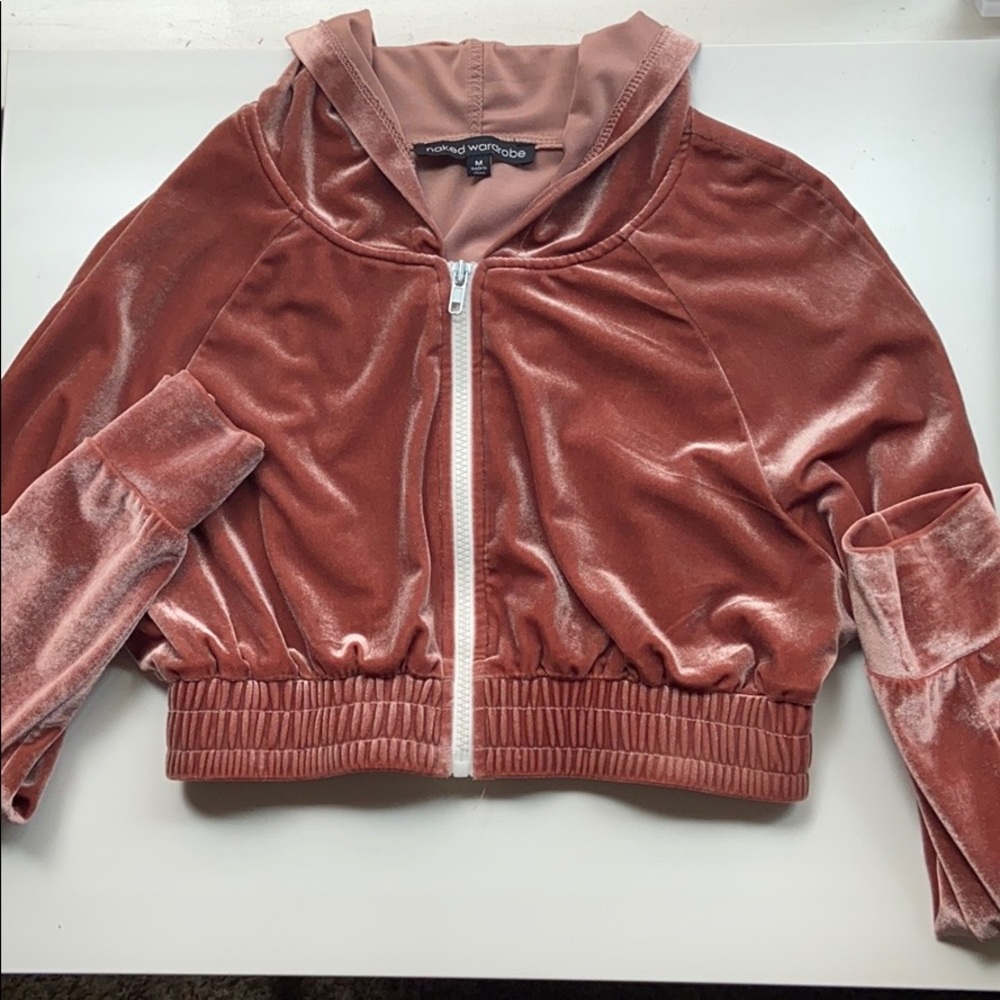 Naked Wardrobe cropped two piece set